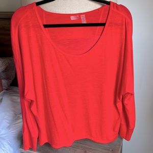 Zella M red long sleeve